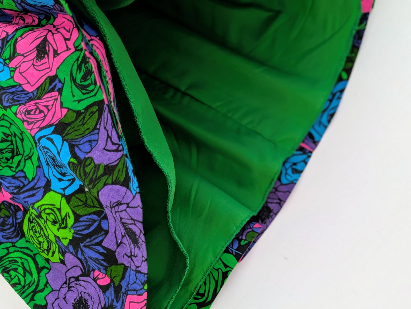 Floral twirl jumper dress (6-9yrs)